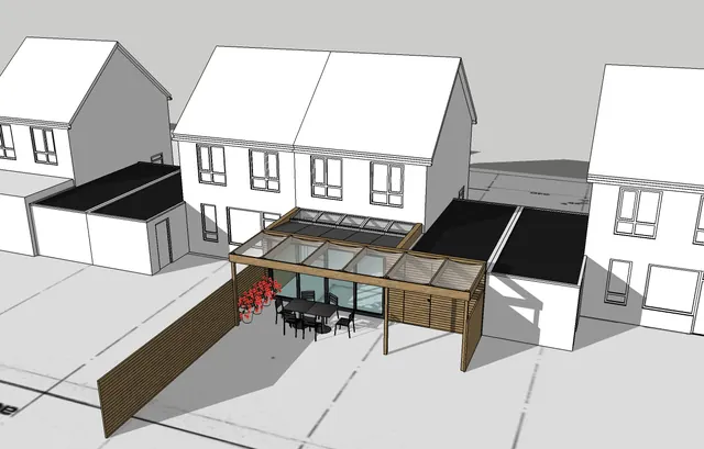 Energieneutrale uitbouw, Nijmegen: Ontwerp van een energieneutrale uitbouw