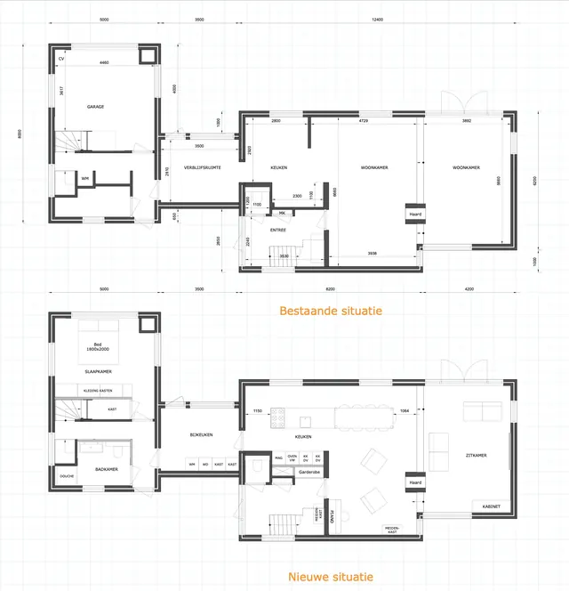 Kapelstraat, Rijsbergen: Herindeling van een vrijstaande woning