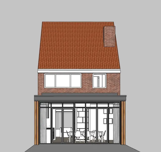 Vondelstraat, Breda: Uitbreiding en herindeling van een jaren '30 woning